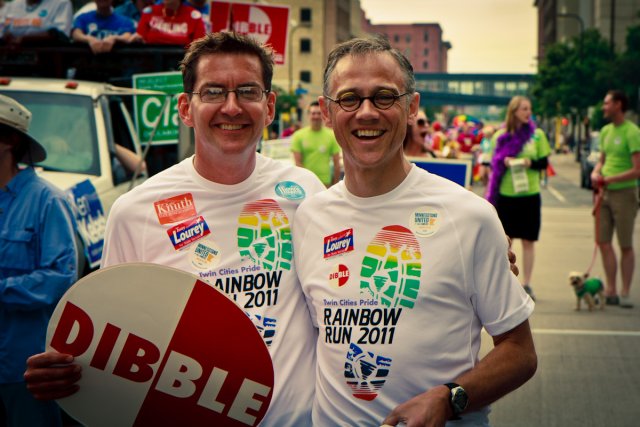 Sen. Scott Dibble at Twin Cities Pride.